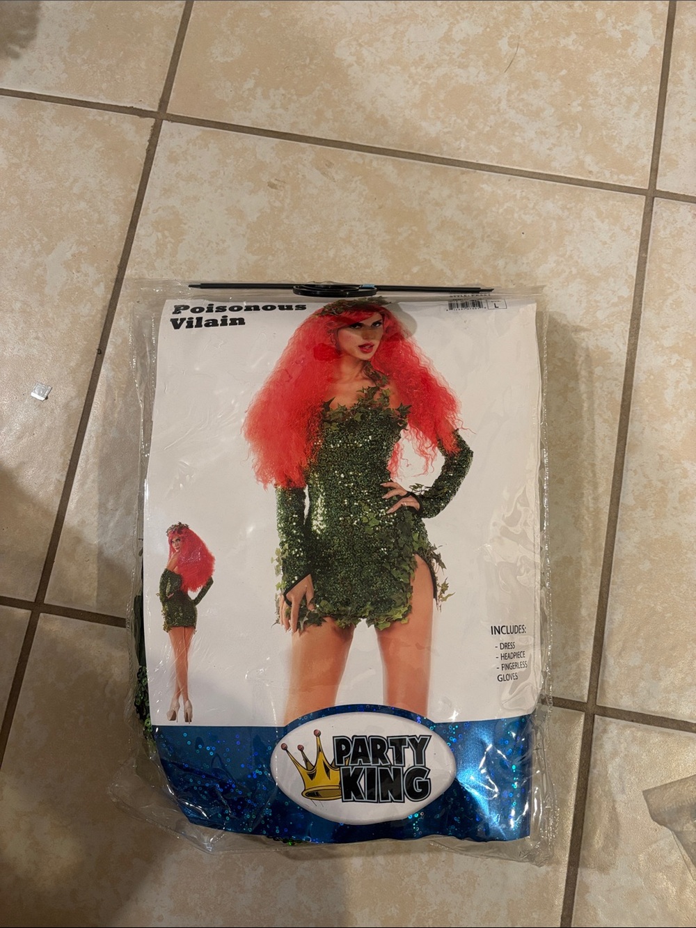 Poisonous Villain Green Costume